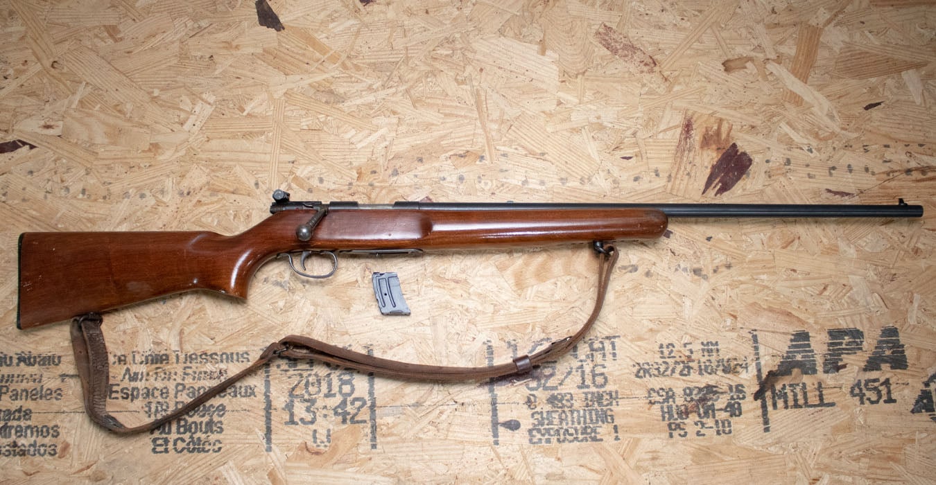 REMINGTON 521-T 22/S/L/LR Police Trade-In Rifle with Lyman Adjustable Rear Sight